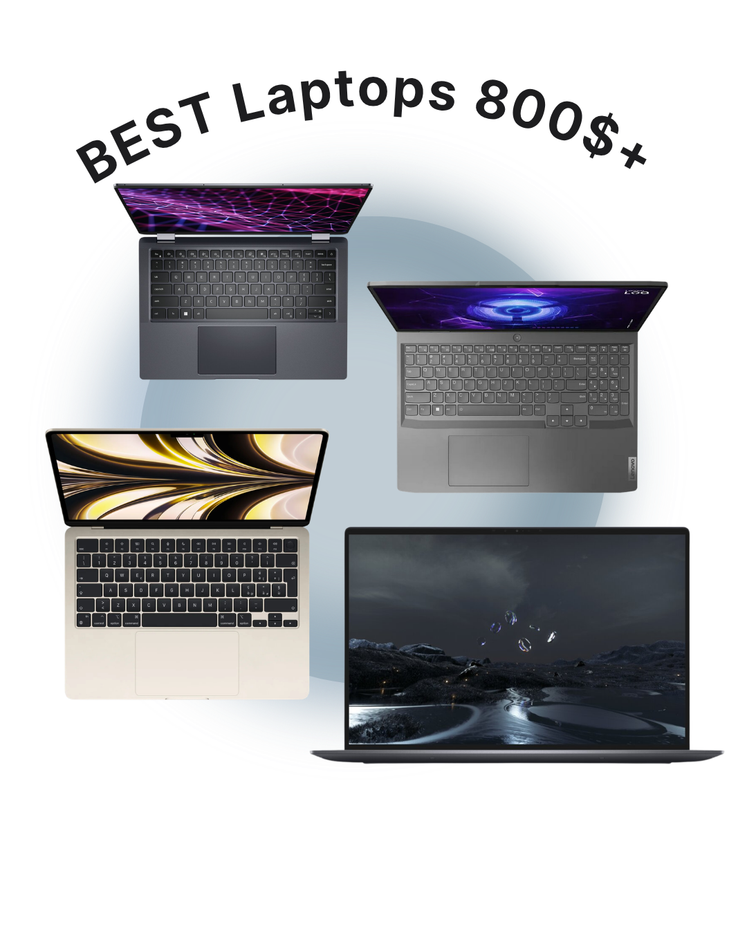 Best Laptops 800$+