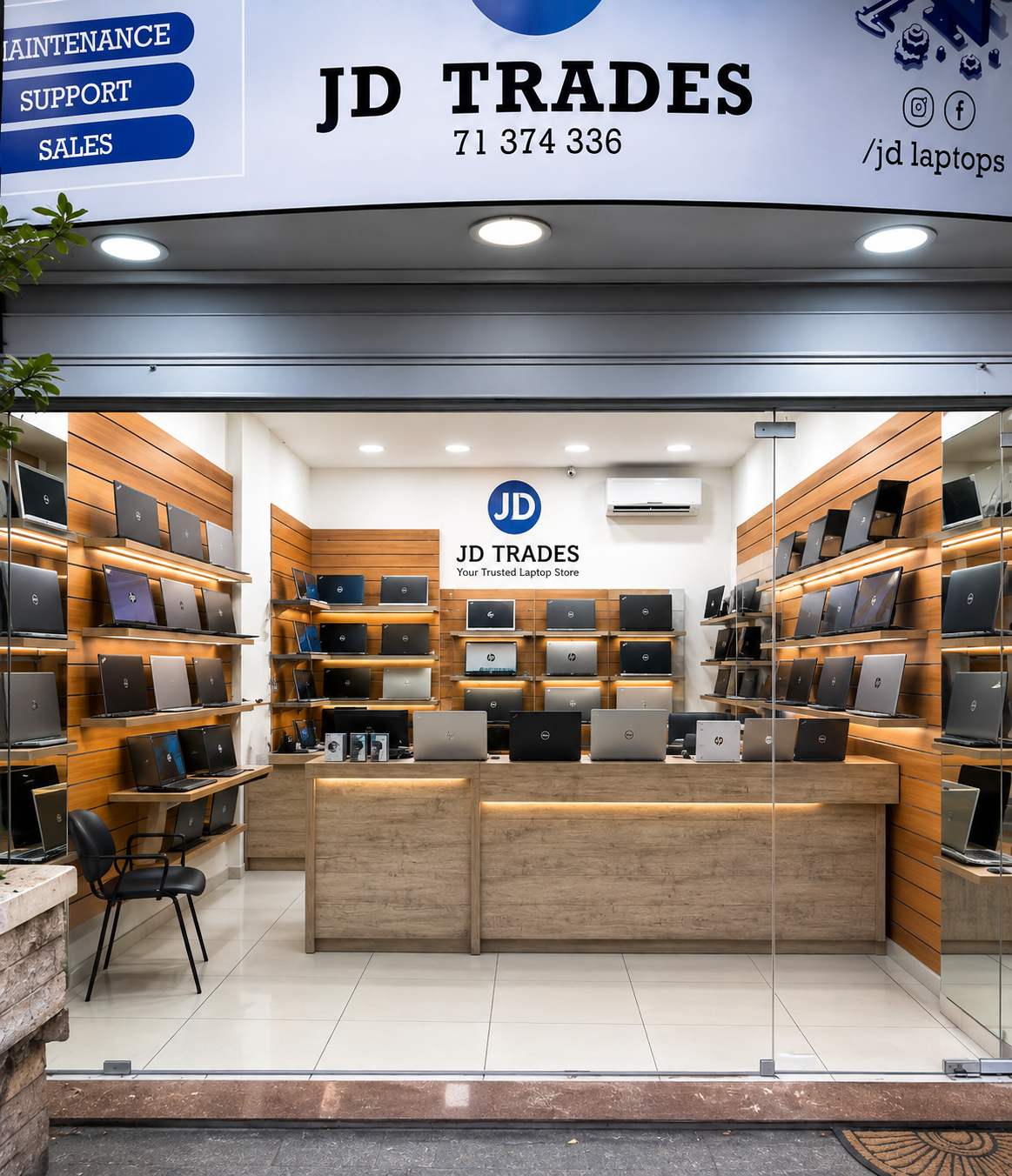 JD Laptops store